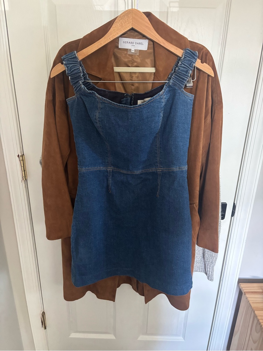 Reformation Blue Denim Mini Dress